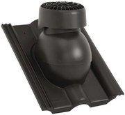 vidaXL Ventilador de teto preto