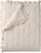 Colcha acolchoada com folho Aimée