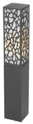 Candeeiro de poste exterior moderno preto 60 cm IP44 - Nicole Moderno