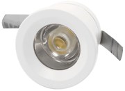 Mini Spot LED Redondo 1W IP20 - Inox