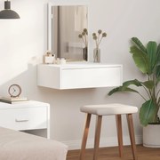 Banco de Maquiagem Suspenso vidaXL Branco 60x40x70 cm