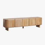 Móvel Tv Em Madeira De Manga Miller ↔︎ 215 Cm - Sklum