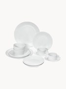 Conjunto de loiça em porcelana artesanal Cosmopolitan, 2 pessoas, conjunto de 14