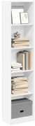 vidaXL Estante 40x24x176 cm derivados de madeira branco