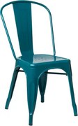 Pacote De 2 Cadeiras De Jantar Empilháveis Lix Azul Turquesado - Sklum