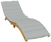 vidaXL Almofadão para espreguiçadeira 200x50x4cm mesclado tecido