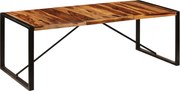 vidaXL Mesa de jantar 220x100x75 cm madeira de acácia maciça