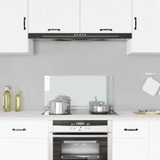 vidaXL Painel anti-salpicos cozinha 80x40 cm vidro temp. transparente