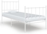 Estrutura de cama 100x200 cm metal branco