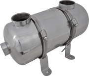 Permutador de calor, piscina, 355 x 134 mm 40 kW
