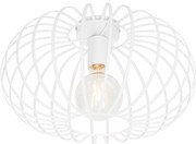 Candeeiro de teto design branco 39 cm - Johanna