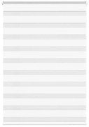 vidaXL Cortina de zebra 100x100 cm largura do tecido 95,9 cm poliéster