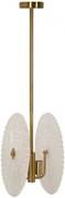 Candeeiro de Teto "Glass" Dourada – 35x18x80 cm
