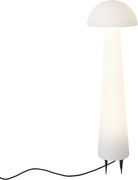 Candeeiro de exterior de pé branco 80 cm incl. LED IP44 - Fungi