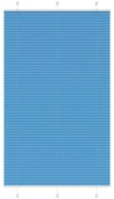 vidaXL Plissado Cego Azul 120x200 cm Largura Tecido 119,4 cm Poliéster
