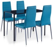 Conjunto de jantar 5 pcs azul