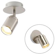 Foco moderno de banheiro aço IP44 - Ducha Moderno