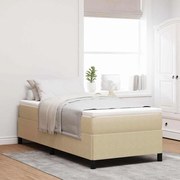 Estrutura de Cama vidaXL Verde Claro Cinza 80x200 cm Tecido de Cotelê