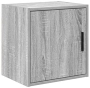 vidaXL Armário de parede de garagem cinza Sonoma madeira engenheirada