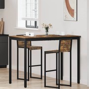 vidaXL Mesas de jantar Madeira processada