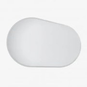 Espelho De Parede Oval Para Casa De Banho Com Luz Led E Antivapor Riben ↔︎ 120 Cm - Sklum