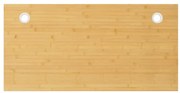 vidaXL Tampo de secretária 80x40x1,5 cm bambu