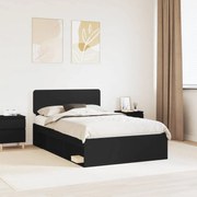 vidaXL Estrutura da Cama Preto 135 x 190 cm Madeira de Pinheiro Sólida