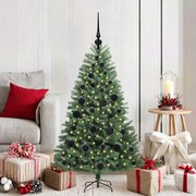 vidaXL Árvore de Natal Articulada Artificial Verde 120 cm PVC e Metal