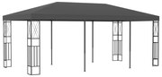 Gazebo 3x6 m tecido antracite