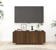 vidaXL Móvel TV 100x35x40 cm madeira processada cor carvalho castanho