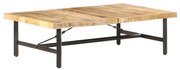 vidaXL Mesa de centro 142x90x42 cm madeira de mangueira maciça
