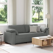 Sofá de 3 Lugares vidaXL Cinza Escuro 178 cm Tecido