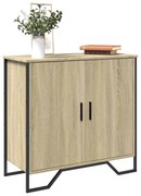 vidaXL Aparador 78x35,5x74,5 cm derivados de madeira carvalho sonoma