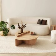 Mesa de Centro Podium – Carvalho Safira – 90x30x60 cm / 85x35x30 cm