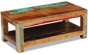 Mesa de centro 90x45x35 cm madeira reciclada maciça