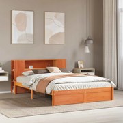 vidaXL Estrutura de Cama com Cabeceira com Armazenamento 2 pcs