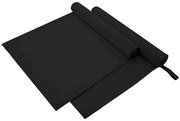 vidaXL Toalhas Esportivas 2 pcs Preto 180 x 90 cm