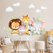 Papel parede criança - Animais do safari