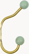 Cabides de parede em metal artesanais Ball, conjunto de 2