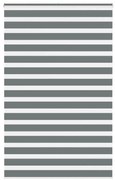 vidaXL Cortina de zebra 140x230 cm largura do tecido 135,9cm poliéster