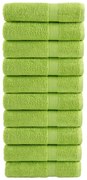 vidaXL Toalhas banho premium SOLUND 10pcs 70x140cm 600 gsm verde maça