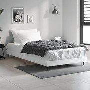 Estrutura de cama 90x190 cm derivados de madeira branco