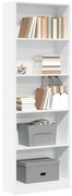 vidaXL Estante 60x24x176 cm derivados de madeira branco