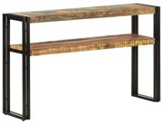 vidaXL Mesa consola 120x30x75 cm madeira recuperada maciça