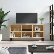 vidaXL Armário de TV 103,5x30x50 cm derivados madeira carvalho sonoma