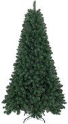 HOMCOM Árvore de Natal Artificial 210 cm com 1064 Ramos e Base Dobrável Árvore de Natal Verde | Aosom Portugal