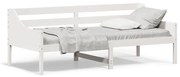vidaXL Sofá-cama sem colchão 90x200 cm madeira de pinho maciça branco