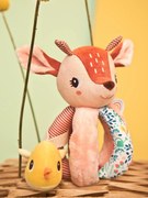 Chocalho com pegas Stella - Lilliputiens rosa