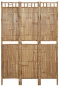 Biombo com 3 painéis 120x180 cm bambu
