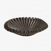 Tigela Decorativa Em Resina Irente Cinza Grafito & Ø30 Cm - Sklum